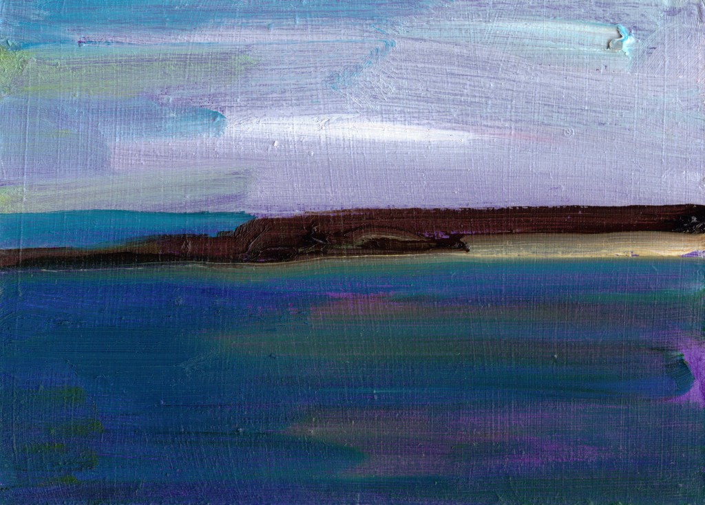Long Sands, Tynemouth 13 x 18 Oil on Panel Eleanore Ditchburn